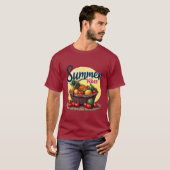 T-shirt "Panier Vibes d'été" (Devant entier)