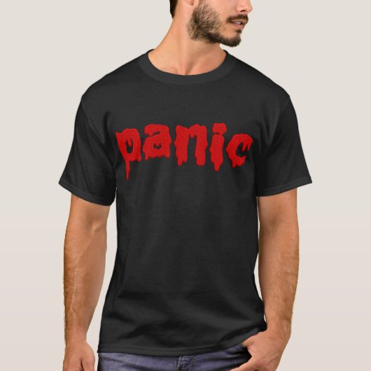 T-shirt panique (Devant)