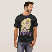 T-shirt Panneau Aller à la pêche (Devant entier)