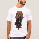 T-shirt Panneau Art Nouveau NEWT SCAMANDER™ Walking (Devant)