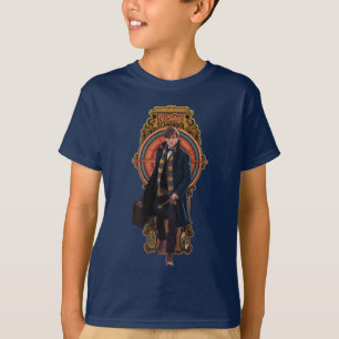 T-shirt Panneau Art Nouveau NEWT SCAMANDER™ Walking