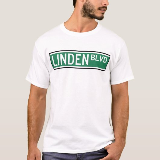 T-shirt Panneau Boulevard Linden (Devant)