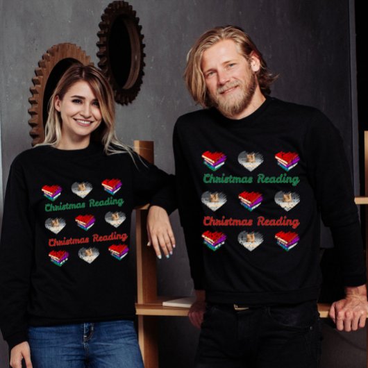 T-shirt Panneau Brosse Lecture de Noël