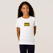 T-Shirt Panneau d'arrêt d'intimidation jaune (Devant entier)