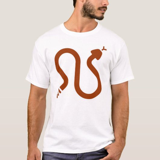 T-shirt Panneau d'avertissement Crotale (Devant)
