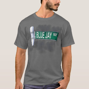 T-shirt Panneau de la rue Blue Jay Way