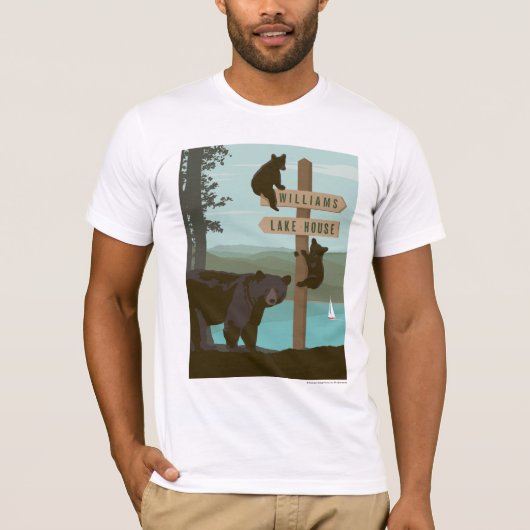 T-shirt Panneau de l'ours (Devant)