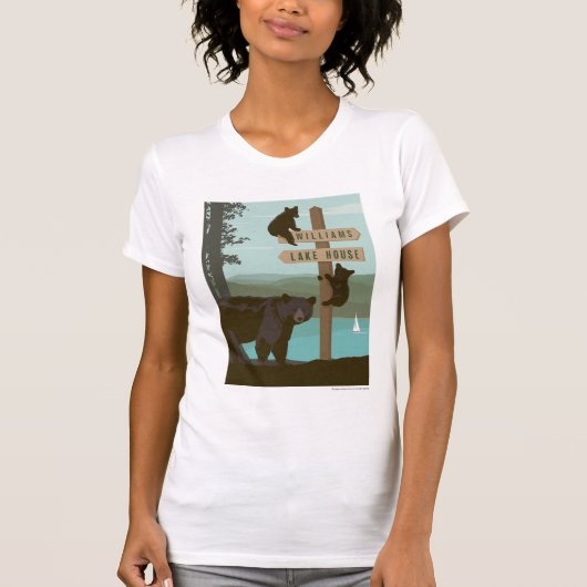 T-shirt Panneau de l'ours (Devant)