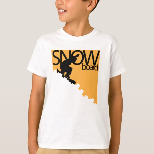 T-shirt panneau de neige (Devant)
