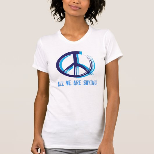 T-shirt Panneau de paix (Devant)