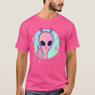 T-shirt Panneau de Paix Étoiles de la planète main sur Coo
