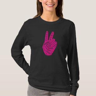 T-shirt Panneau de paix Faire la paix et non la guerre