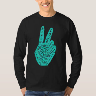 T-shirt Panneau de paix Faire la paix et non la guerre
