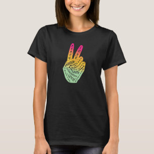T-shirt Panneau de paix Faire la paix et non la guerre 3