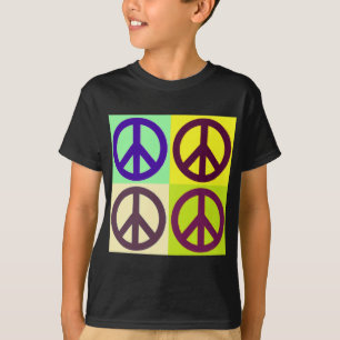 T-shirt Panneau de Paix Pop Art