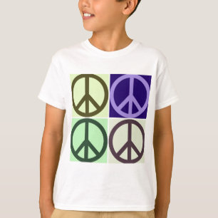 T-shirt Panneau de Paix Pop Art