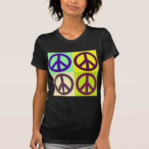 T-shirt Panneau de Paix Pop Art