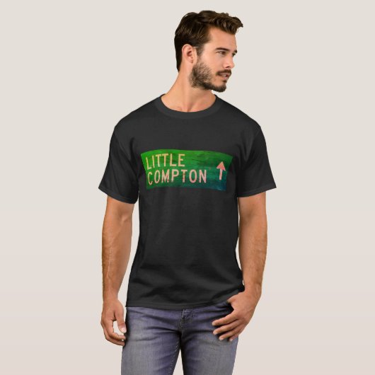T-shirt Panneau de rue Little Compton (Devant entier)