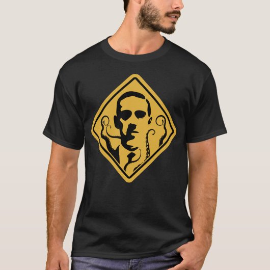 T-shirt Panneau de rue Lovecraft (Devant)