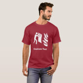 T-shirt Panneau de sécurité de la couverture d'incendie (Devant entier)