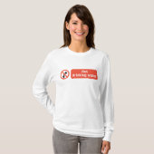 T-shirt Panneau de sécurité de l'eau potable (Devant entier)