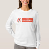 T-shirt Panneau de sécurité de l'eau potable (Devant)