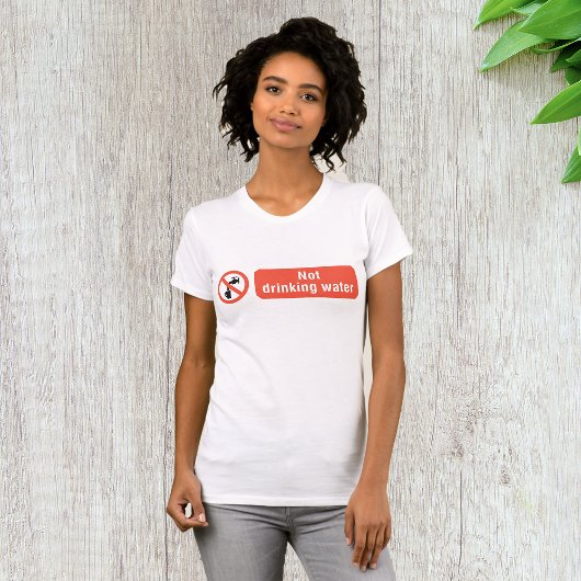 T-shirt Panneau de sécurité de l'eau potable