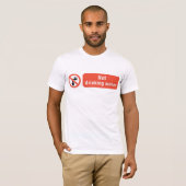 T-shirt Panneau de sécurité pour eau non potable (Devant entier)