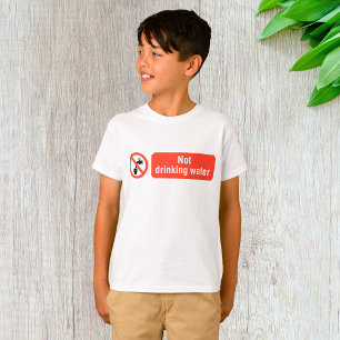 T-shirt Panneau de sécurité pour eau non potable