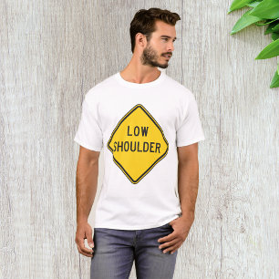 T-shirt Panneau de signalisation de faible épaule de route