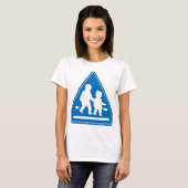 T-shirt Panneau de signalisation scolaire >> Japonais (Devant entier)