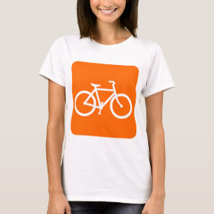 T-shirt Panneau de vélo - Blanc