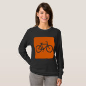 T-shirt Panneau de vélo - Blanc (Devant entier)