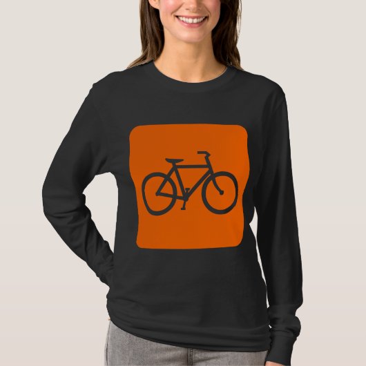 T-shirt Panneau de vélo - Blanc (Devant)
