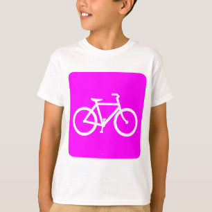 T-shirt Panneau de vélo - Magenta