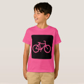 T-shirt Panneau de vélo - Noir (Devant entier)