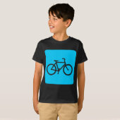 T-shirt Panneau de vélo - Sky Blue (Devant entier)