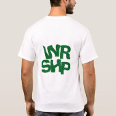 T-SHIRT PANNEAU D'IMPRESSION BLANC (Dos)
