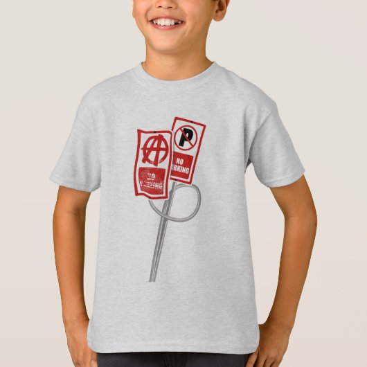 T-shirt Panneau d'interdiction de stationnement anarchique (Devant)