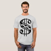 T-shirt Panneau dollar (Devant entier)