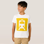 T-shirt Panneau du train - (Devant entier)