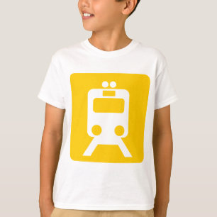 T-shirt Panneau du train -