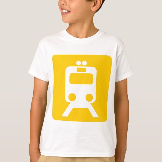 T-shirt Panneau du train - (Devant)
