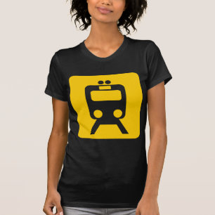 T-shirt Panneau du train -