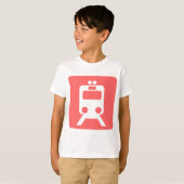 T-shirt Panneau du train - (Devant entier)