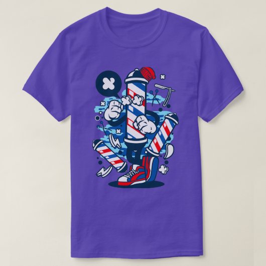 T-shirt Panneau en barrette (Design devant)