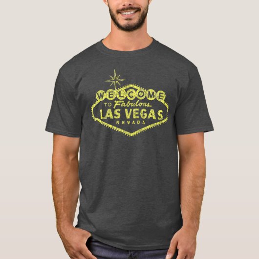 T-shirt Panneau en détresse Las Vegas Nevada (Devant)