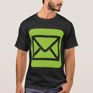 T-shirt Panneau Enveloppe - Martian Green