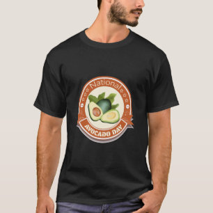 T-shirt Panneau et insigne de la journée nationale Avocado