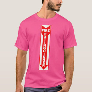 T-shirt Panneau Extincteur d'incendie